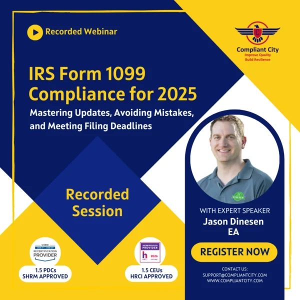 IRS Form 1099 Compliance for 2025: Mastering Updates, Avoiding Mistakes ...